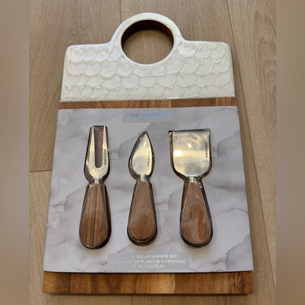Charcuterie Board w/ Cheese Knives